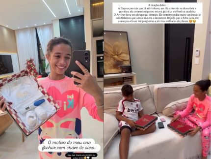 mae-de-rayssa-leal-mostra-reacao-da-filha-ao-descobrir-que-vai-ganhar-um-irmao