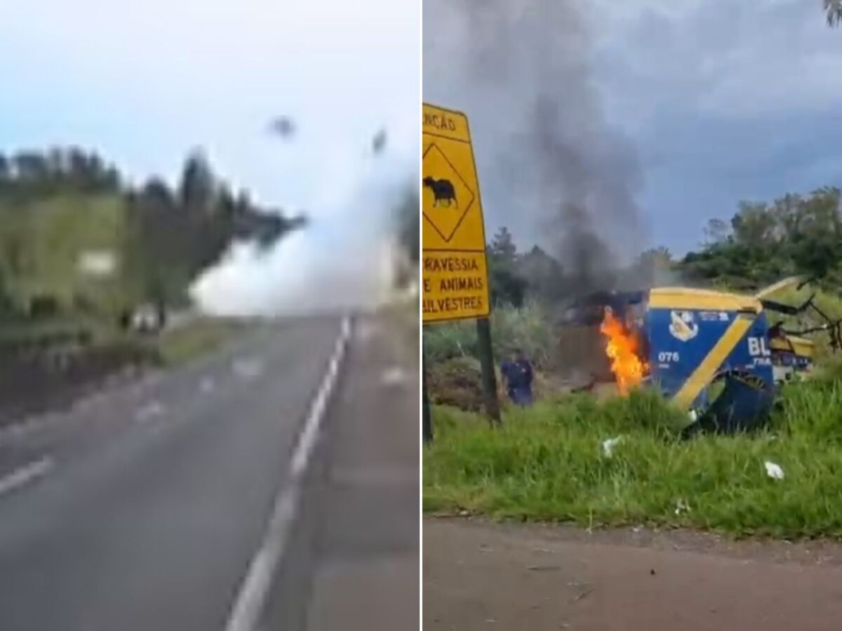 camera-flagra-momento-em-que-carro-forte-explode-em-rodovia-do-interior-de-sp;-video