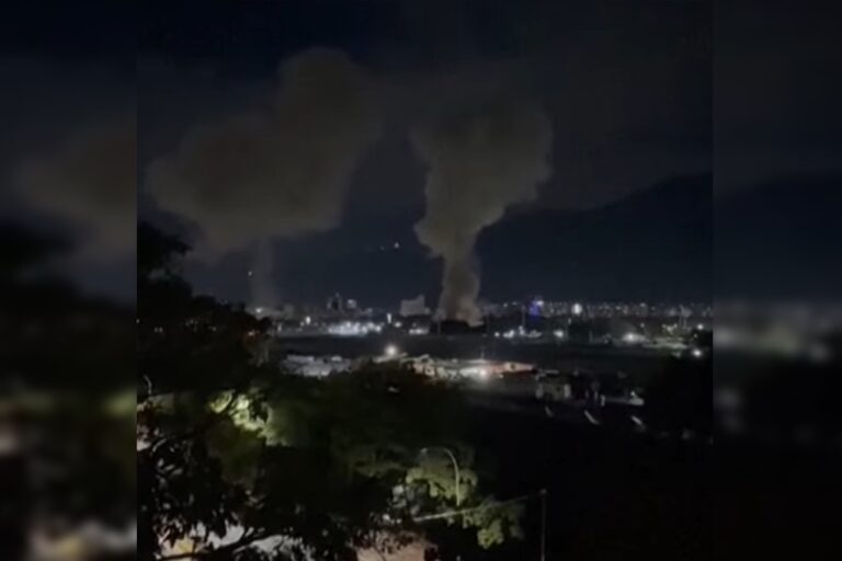 Quatro cidades da Venezuela foram atacadas pelos EUA, segundo TV local