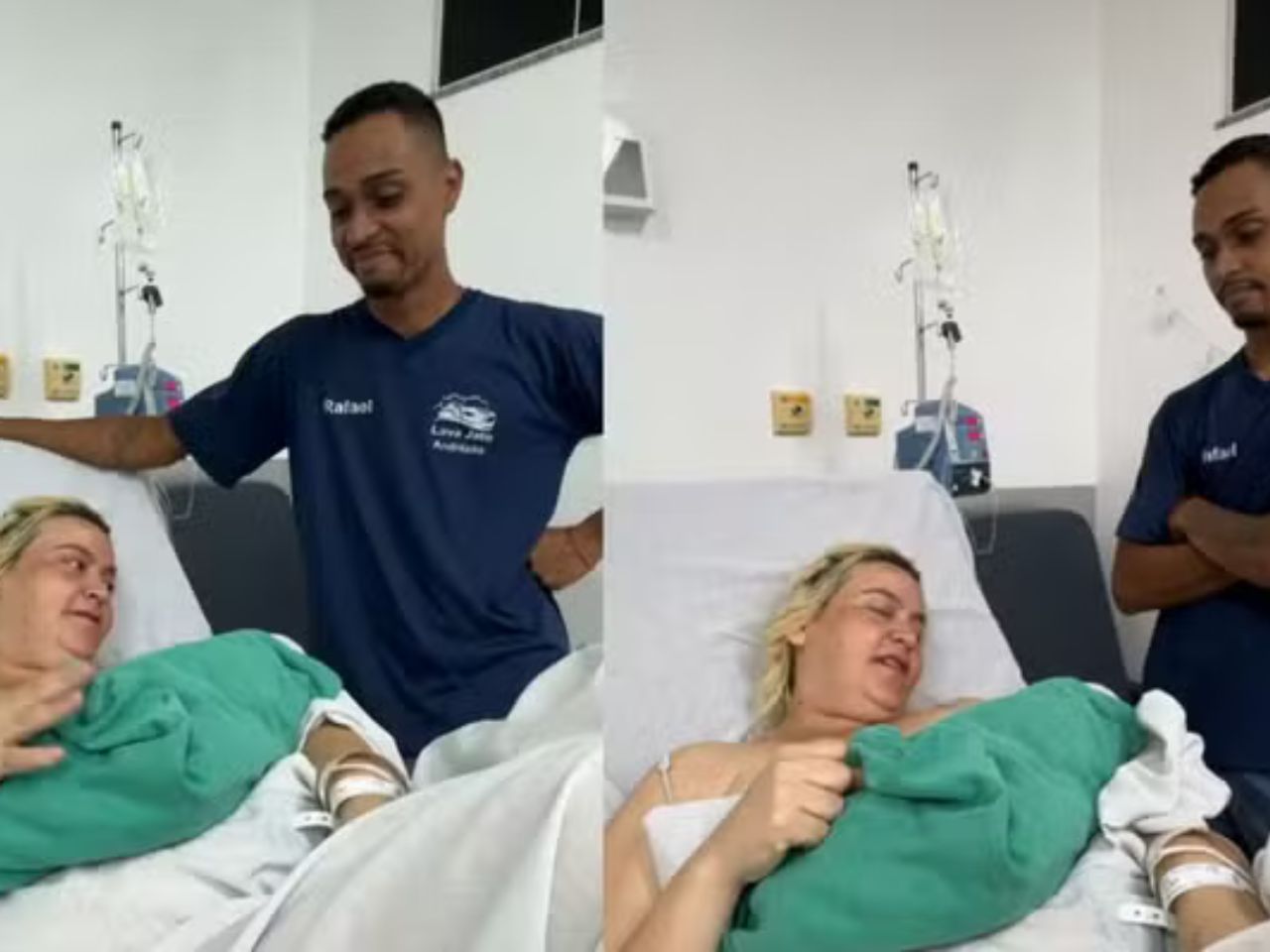 Sem saber que estava grávida, mulher passa mal no trabalho e dá a luz a gêmeas
