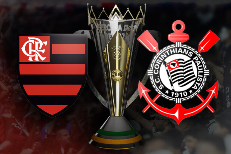 Metrópoles fará sorteio ao vivo dos setores das torcidas de Flamengo e Corinthians na Supercopa. Não perca!