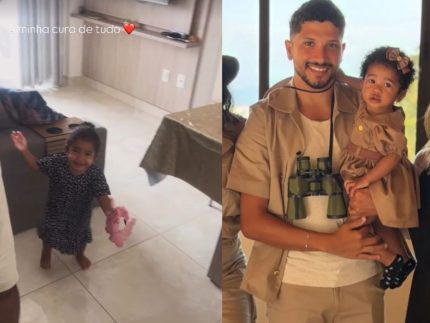 yuri-lima-encanta-ao-mostrar-reacao-de-nala,-sua-filha-com-iza,-ao-recebe-lo-em-casa