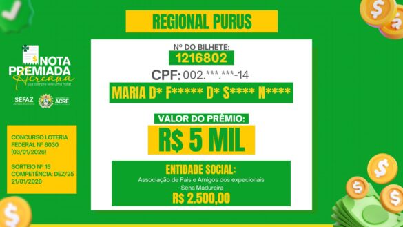 Nota premiada – janeiro