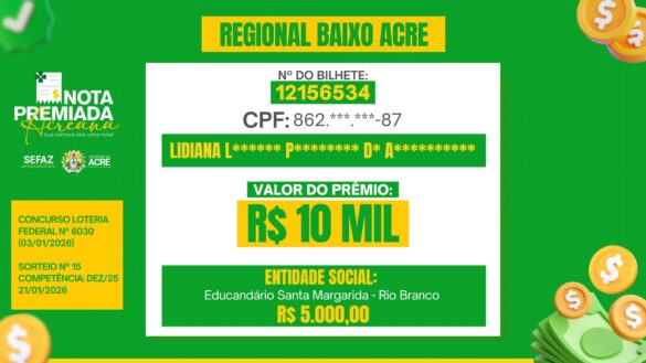 Nota premiada – janeiro