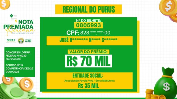 Nota premiada – janeiro