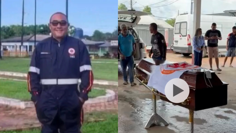 Comoção marca despedida de condutor do Samu que morreu após passar mal na Bahia