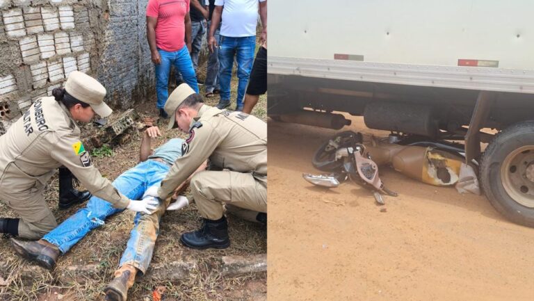 Motociclista é arrastado após colisão com caminhão na BR-317, no interior do Acre
