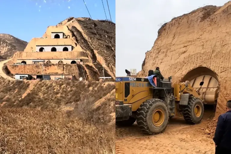 Chinês compra montanha e constrói fazenda gigante dentro dela; projeto impressiona