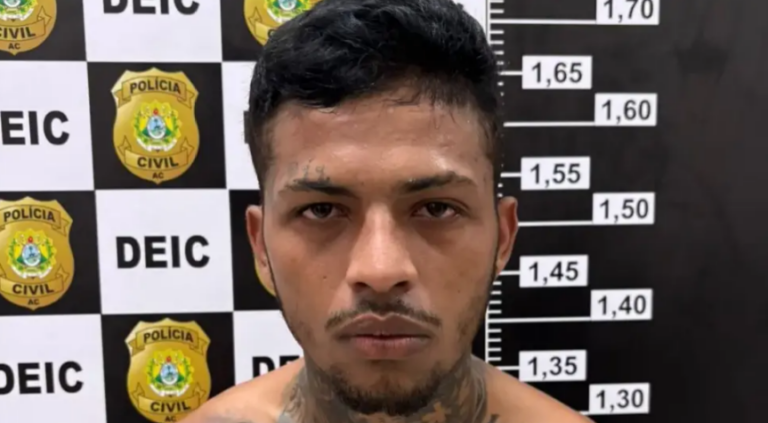 Foragido do presídio de Rio Branco é recapturado em área de mata após denúncia anônima