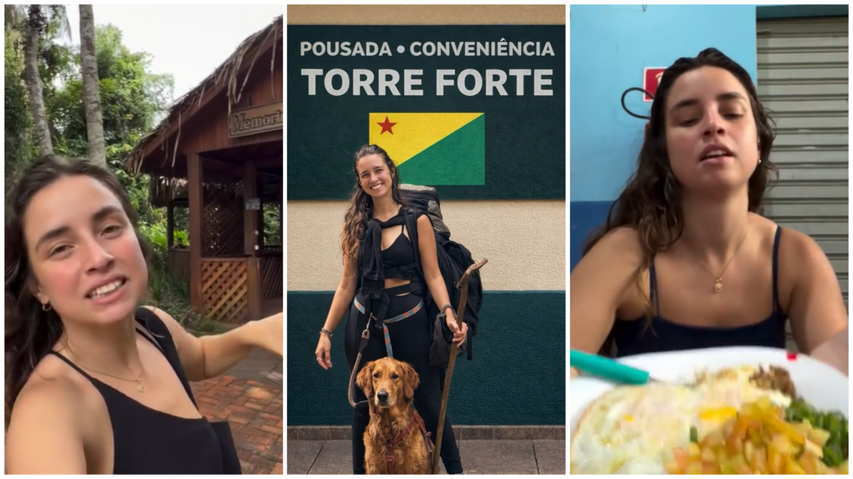 Influenciadora que viaja o país num Celtinha chega ao Acre e se apaixona pela baixaria Influenciadora que viaja o país num Celtinha chega ao Acre e se apaixona pela baixaria