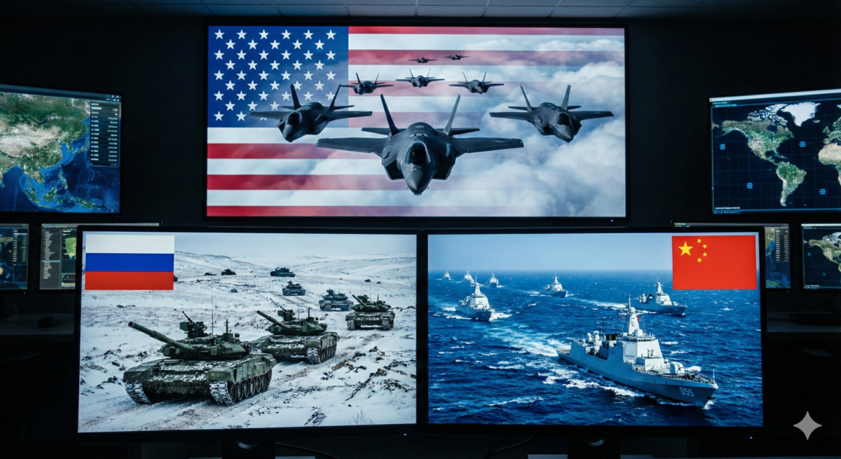 As 3 Nações Mais Poderosas Militarmente do Mundo (Você Vai se Surpreender) As 3 Nações Mais Poderosas Militarmente do Mundo (Você Vai se Surpreender)