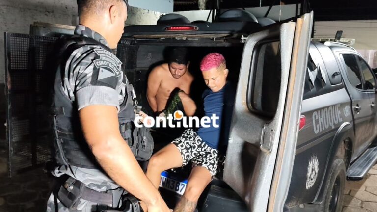 Dupla é presa com grande quantidade de drogas durante patrulhamento em Rio Branco