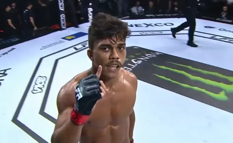 Lutador acreano vence por finalização no LFA 225, em Brasília