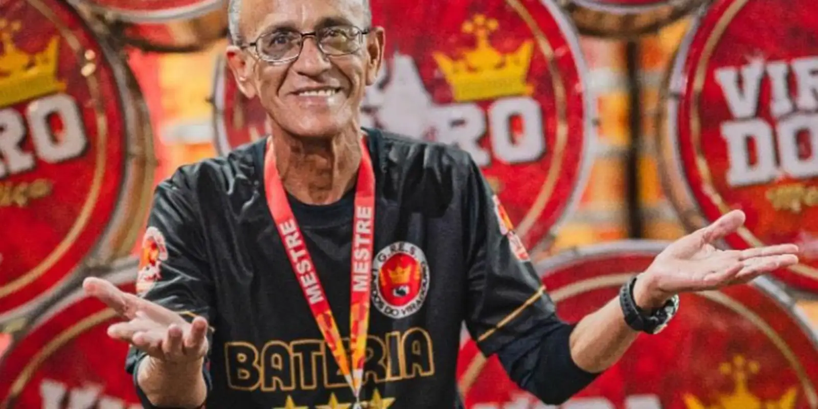 Enredo da Viradouro, Mestre Ciça desfilará no comando da bateria