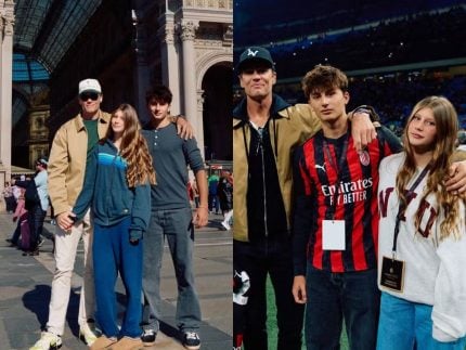 tom-brady-compartilha-registros-de-viagem-com-os-filhos-de-gisele-bundchen-para-milao:-“a-melhor”