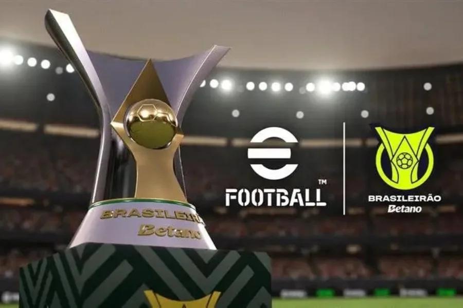 Campeonato Brasileiro licenciado oficialmente no eFootball 2026.