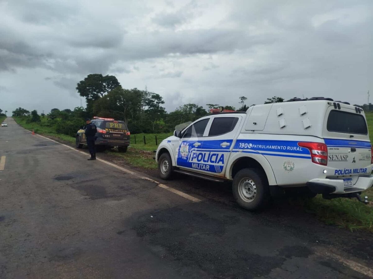 O corpo do idoso foi encontrado às margens da BR-317