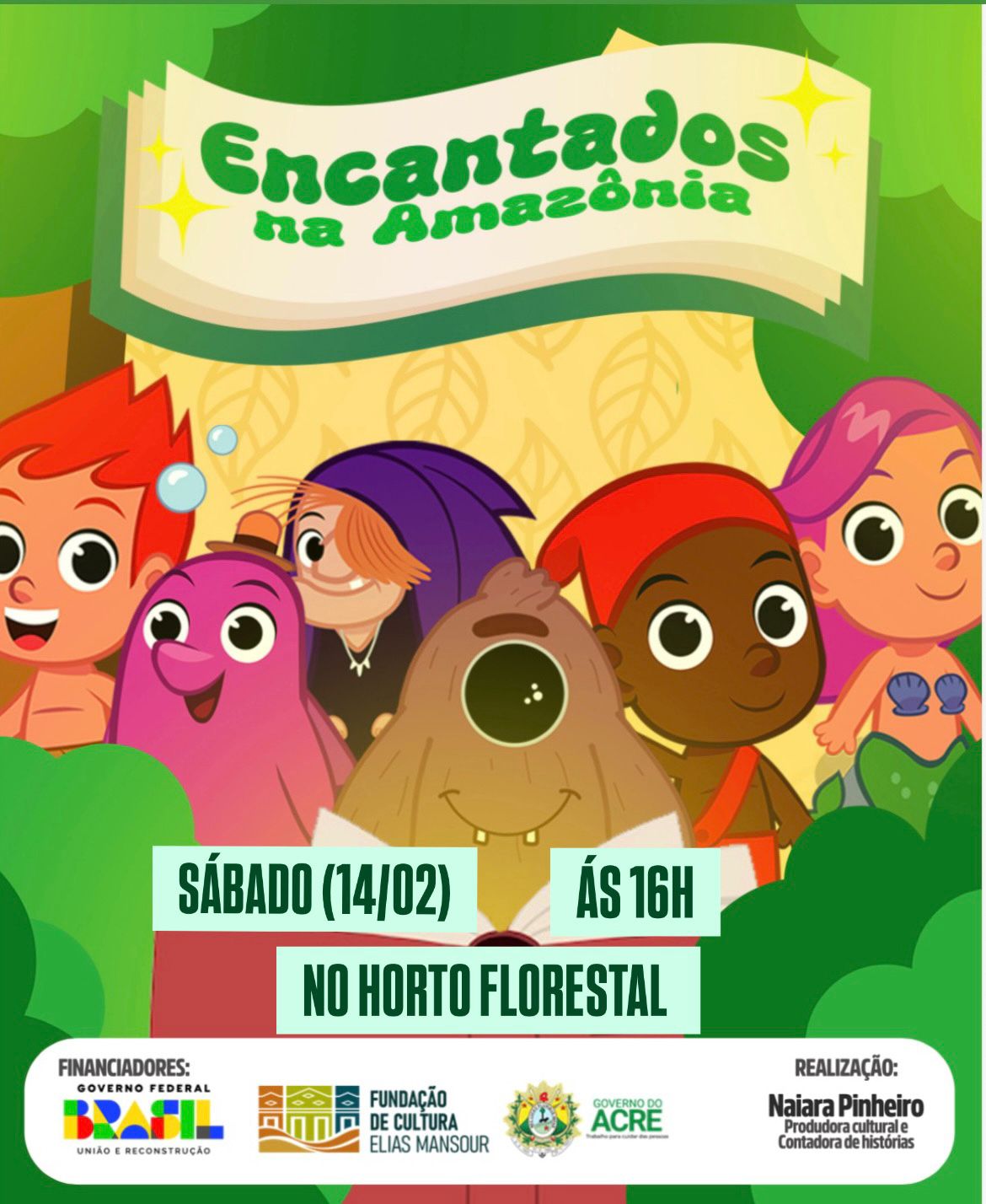 Além da contação de histórias, o projeto promove momentos de interação com o público