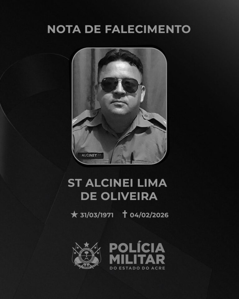 PMAC lamenta morte do subtenente da reserva Alcinei Lima de Oliveira aos 54 anos
