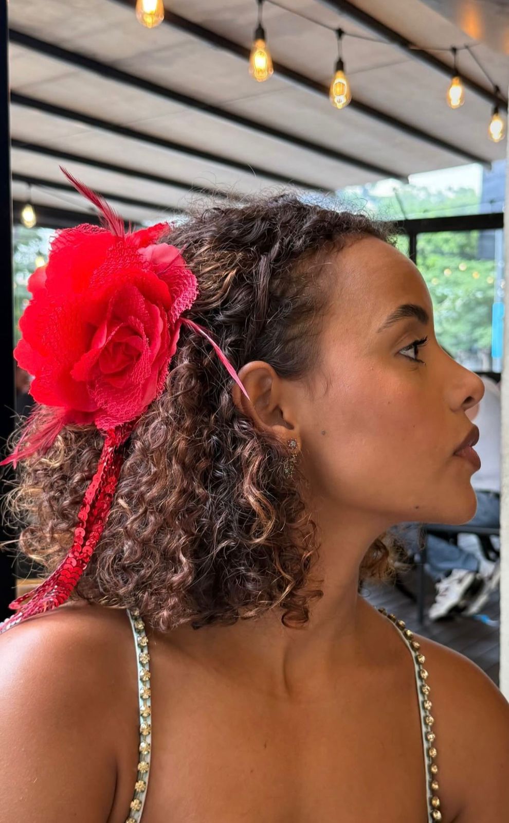 Gleice Damasceno aproveitou o carnaval no Rio de Janeiro ao lado do namorado, o ator Tiago Marinho, em clima de romance e descontração.