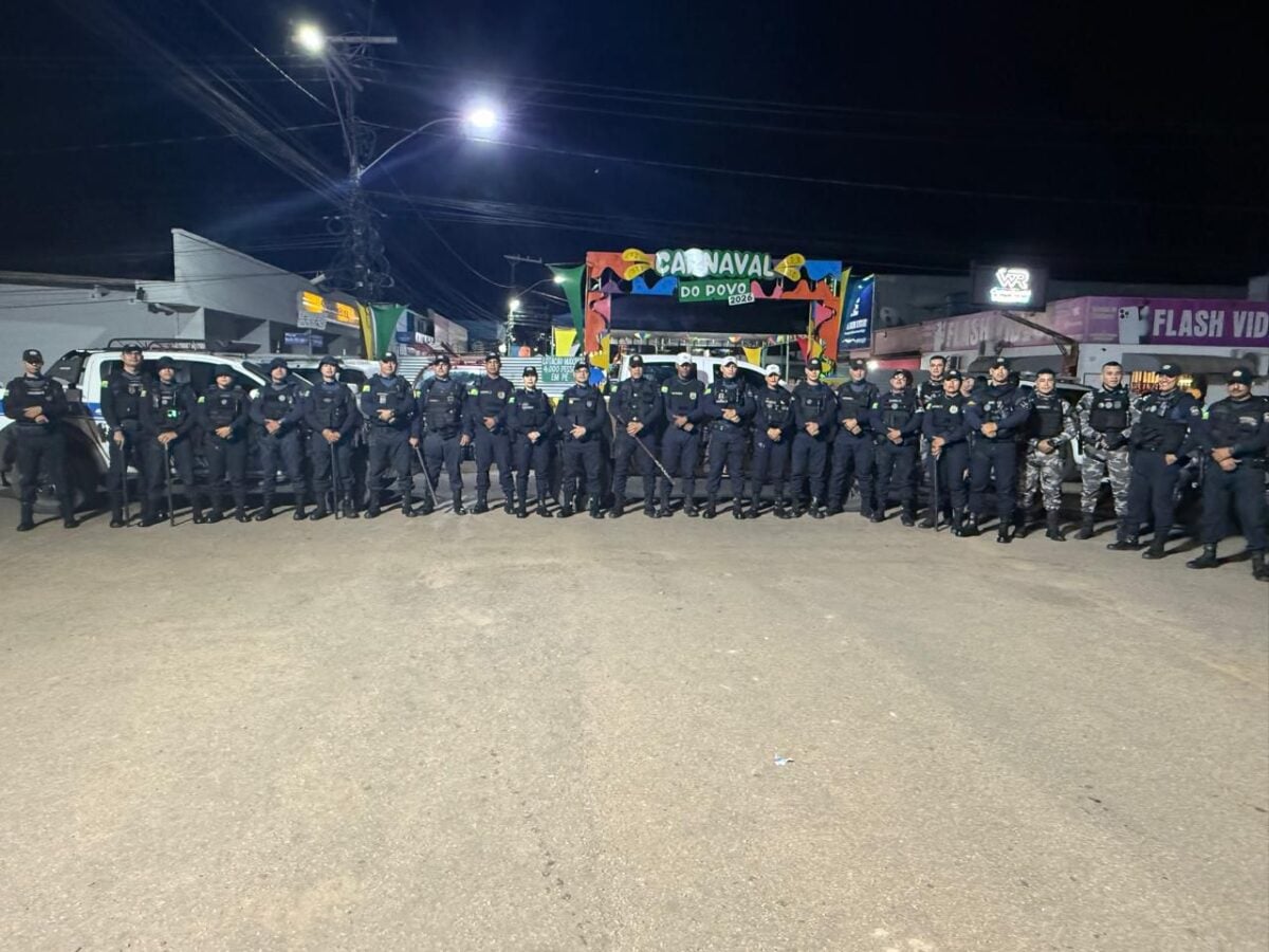 A abertura do Carnaval em Sena Madureira contou com um forte esquema de segurança coordenado pelo 8º Batalhão da Polícia Militar (8º BPM).