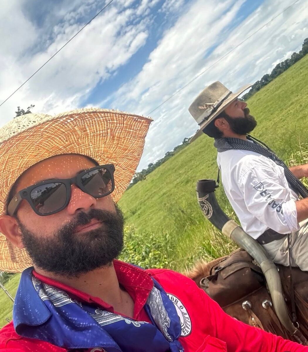 Zé da Bota é acreano e acompanha Berranteiro das Américas