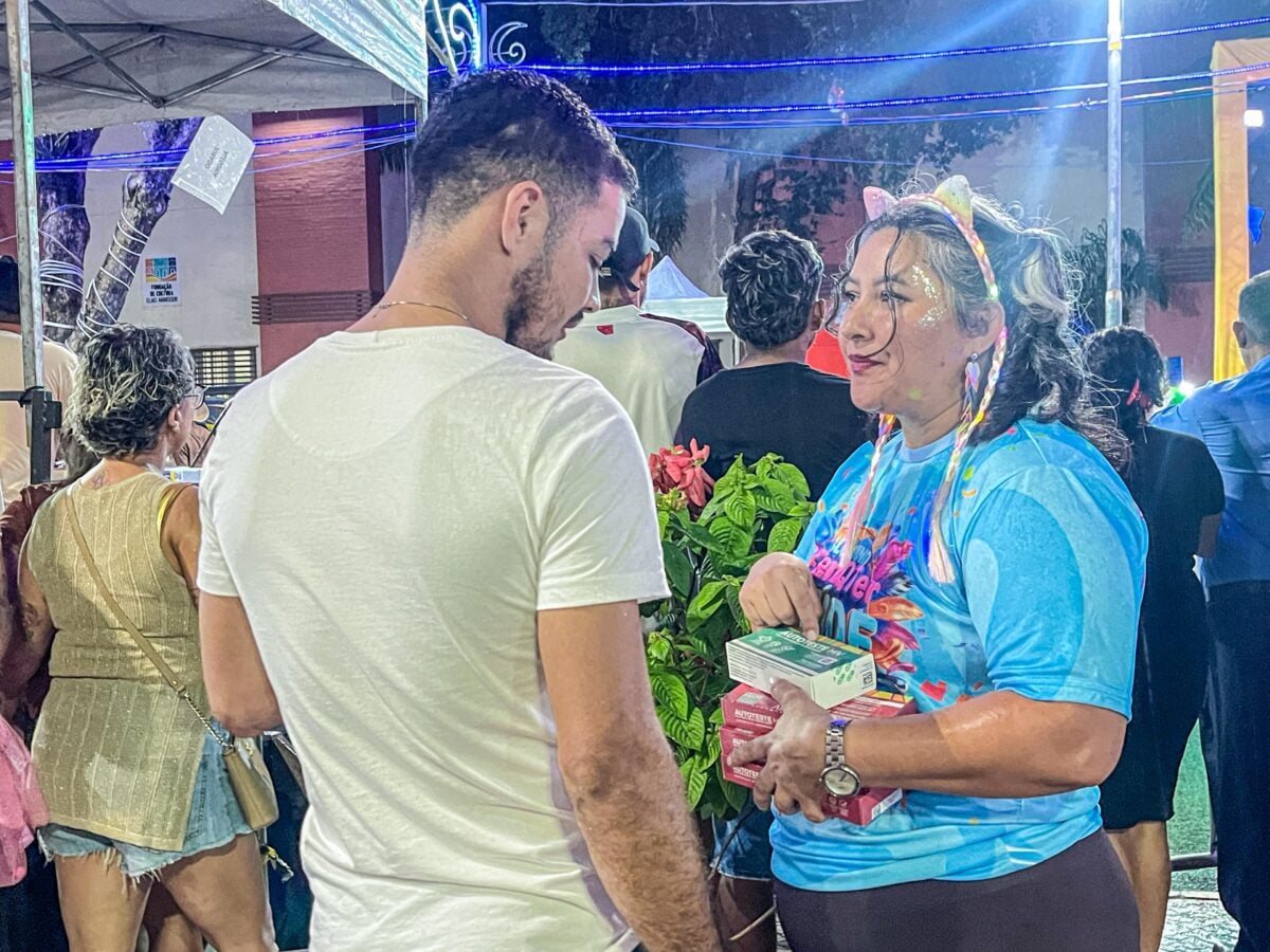 A ação contou com a participação do grupo da Academia da Saúde da Policlínica Barral y Barral