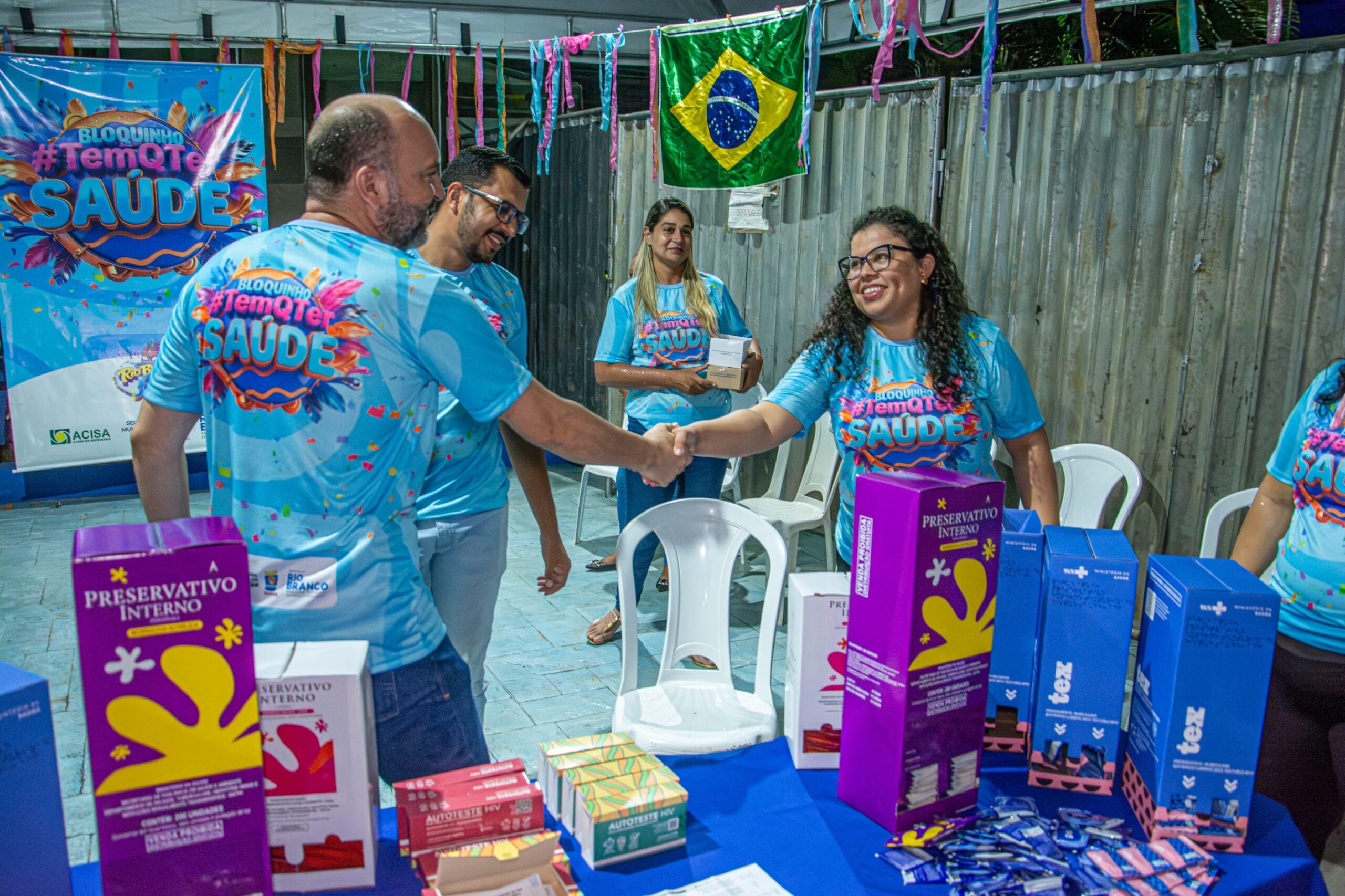 Encerramento do Carnaval de Rio Branco tem alerta contínuo para a prevenção às ISTs