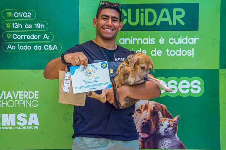 Feira de adoção leva vacinação a mais de 150 animais e garante novos lares a pets em Rio Branco