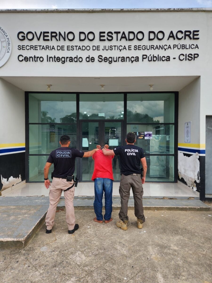 Suspeito de série de roubos e homicídio é preso pela Polícia Civil em Mâncio Lima