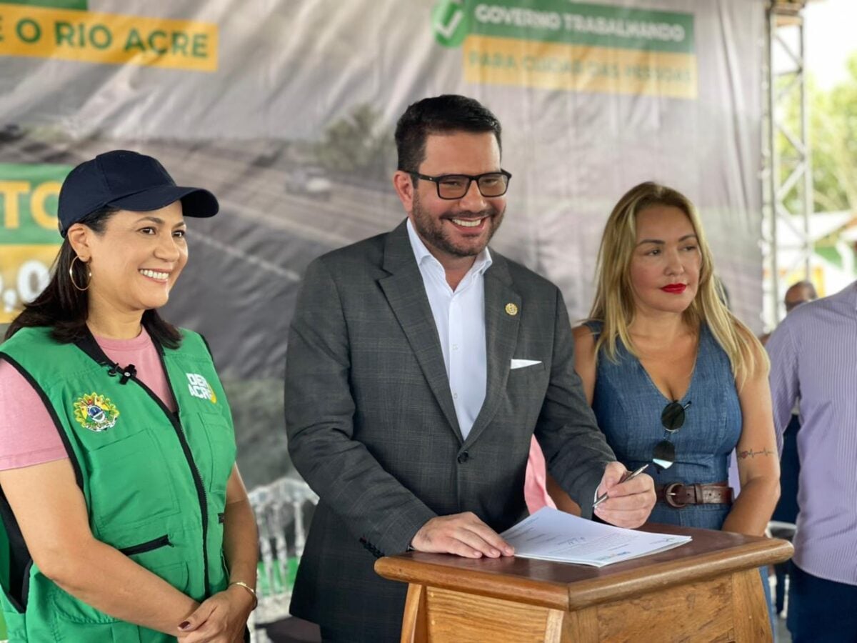 Segundo o Deracre, a ponte terá 326,40 metros de extensão e 19,30 metros de largura.