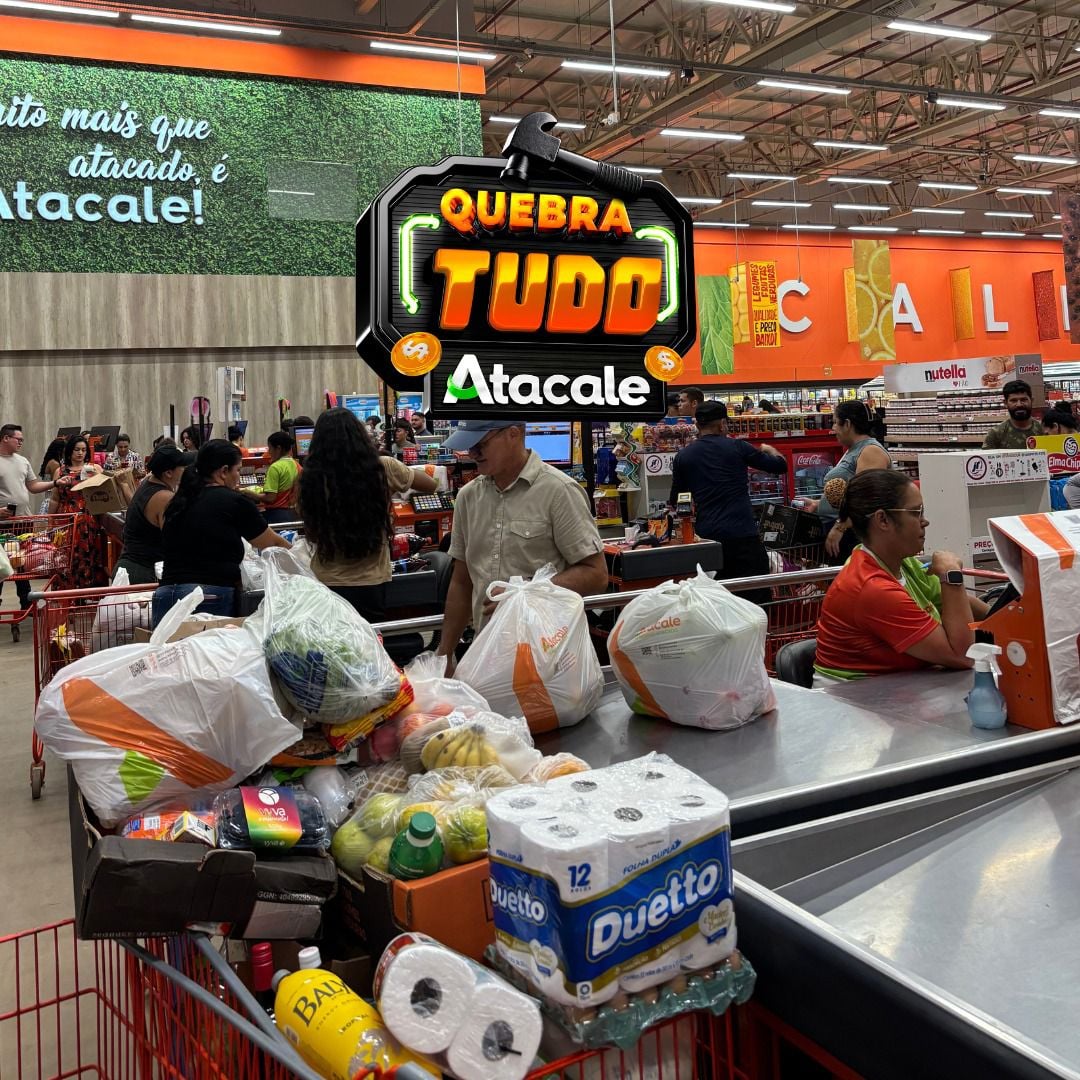 Cesta básica cai 17% no Acre e Atacale lança campanha “Quebra Tudo” nos dias 13 a 15