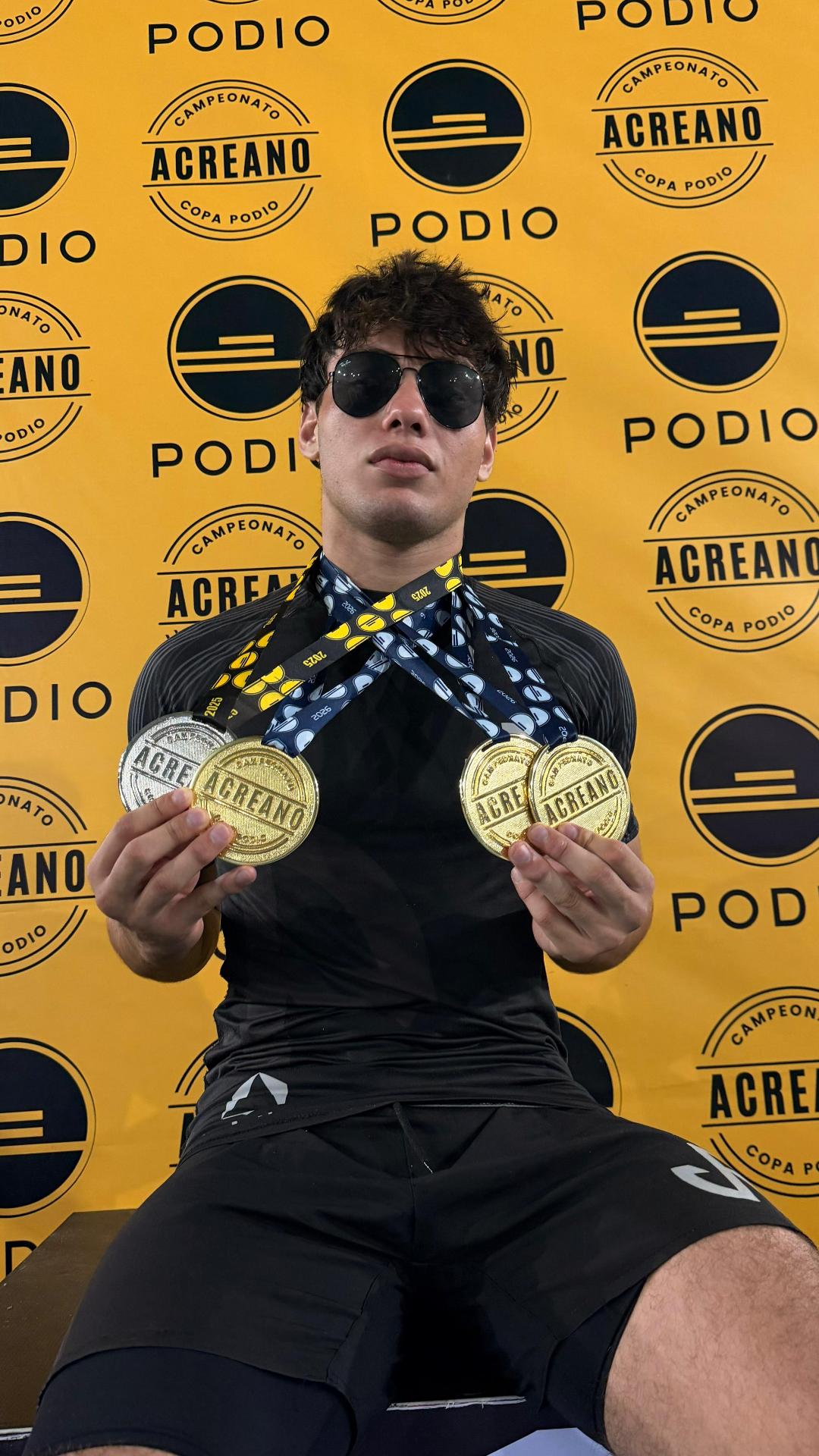 Jovem atleta se destaca na Copa Pódio e conquista títulos em categorias de peso superior