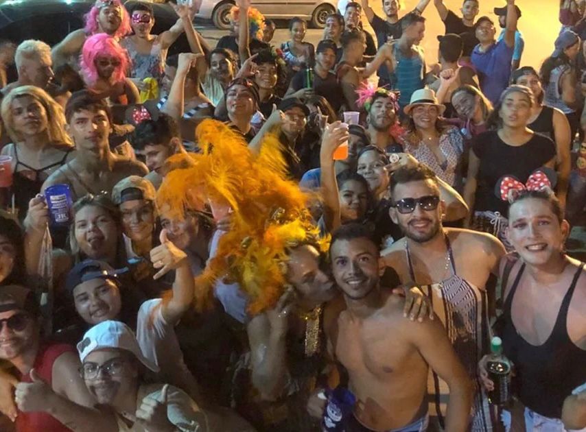 O Bloco “Virgens do Yaco” se tornou símbolo de alegria e liberdade durante o Carnaval de Sena Madureira | Foto: Cedida