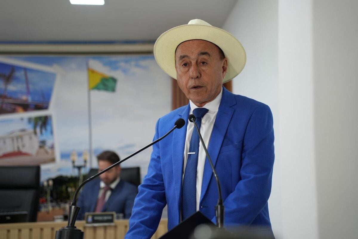 Prefeito Tião Bocalom na abertura dos trabalhos da Câmara Municipal de Rio Branco