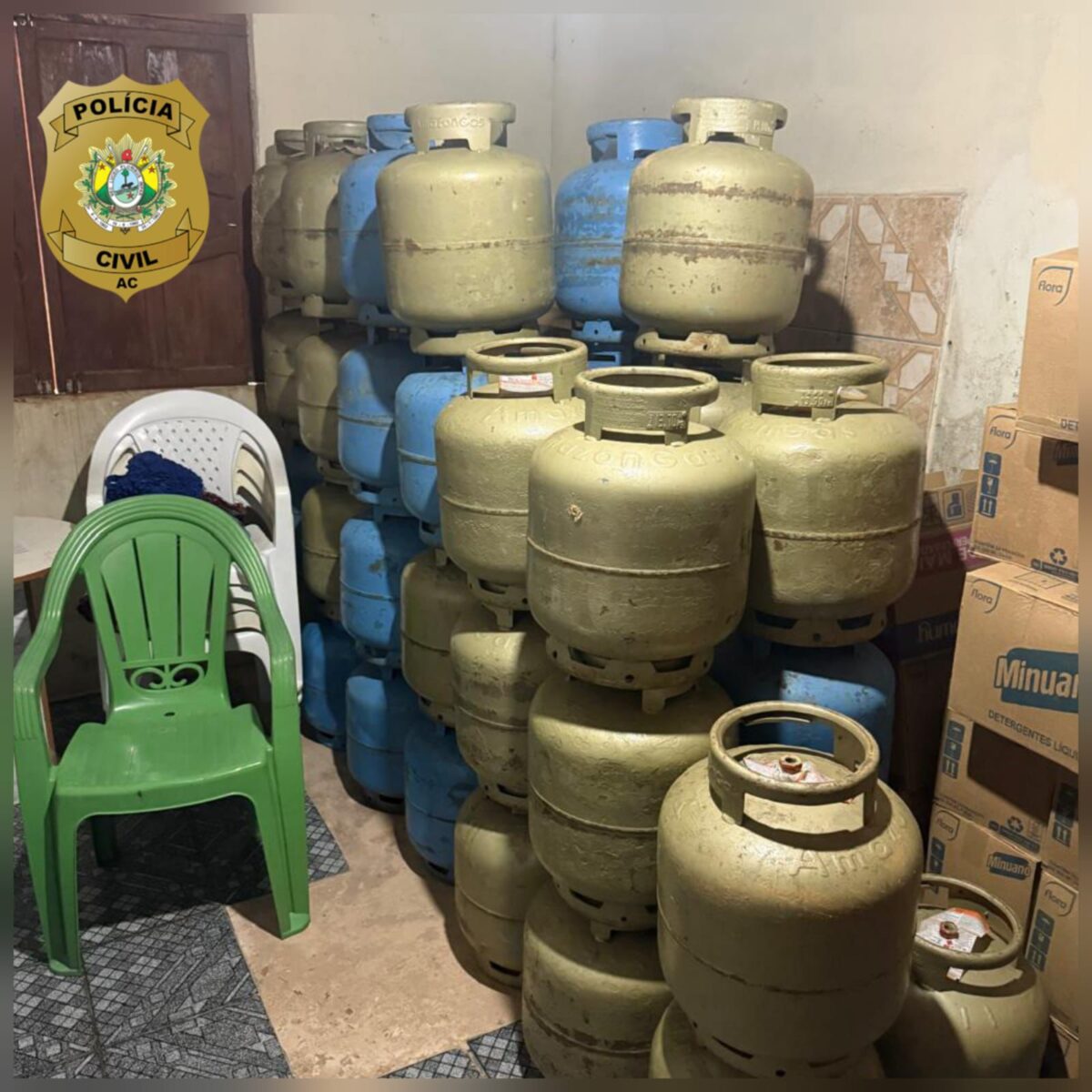 um homem foi preso em flagrante pelo crime de receptação