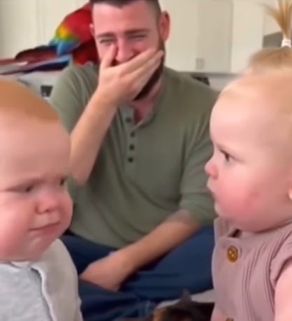 bebê fala mais alto e encerra “debate”