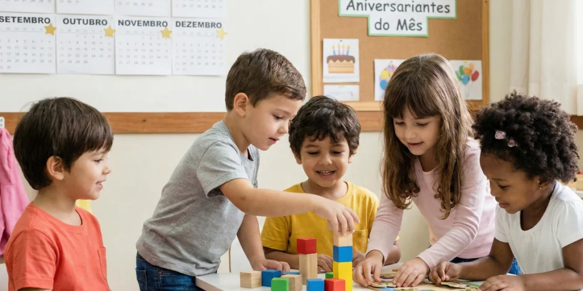 Crianças mais maduras da turma costumam nascer no início do ano letivo