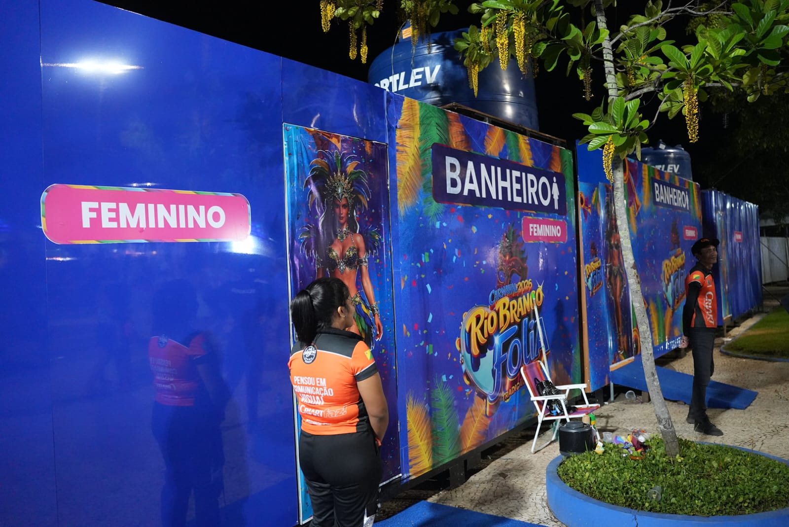 Os banheiros climatizados fizeram sucesso pela climatização e organização