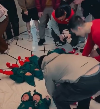 Creche propõe desafio inusitado e pais chineses tentam reconhecer os próprios filhos