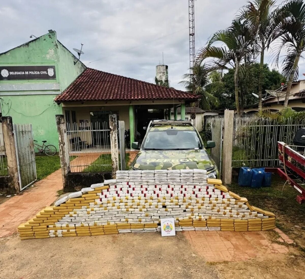 345 quilos de drogas apreendidos no interior do Acre