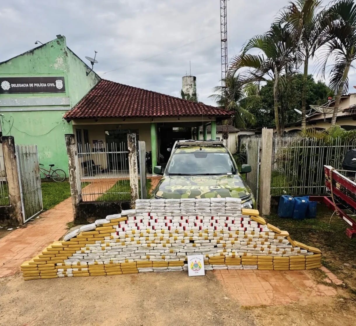 345 quilos de drogas apreendidos no interior do Acre