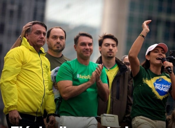 Flávio afirma que “toda a família Bolsonaro” será candidata em 2026