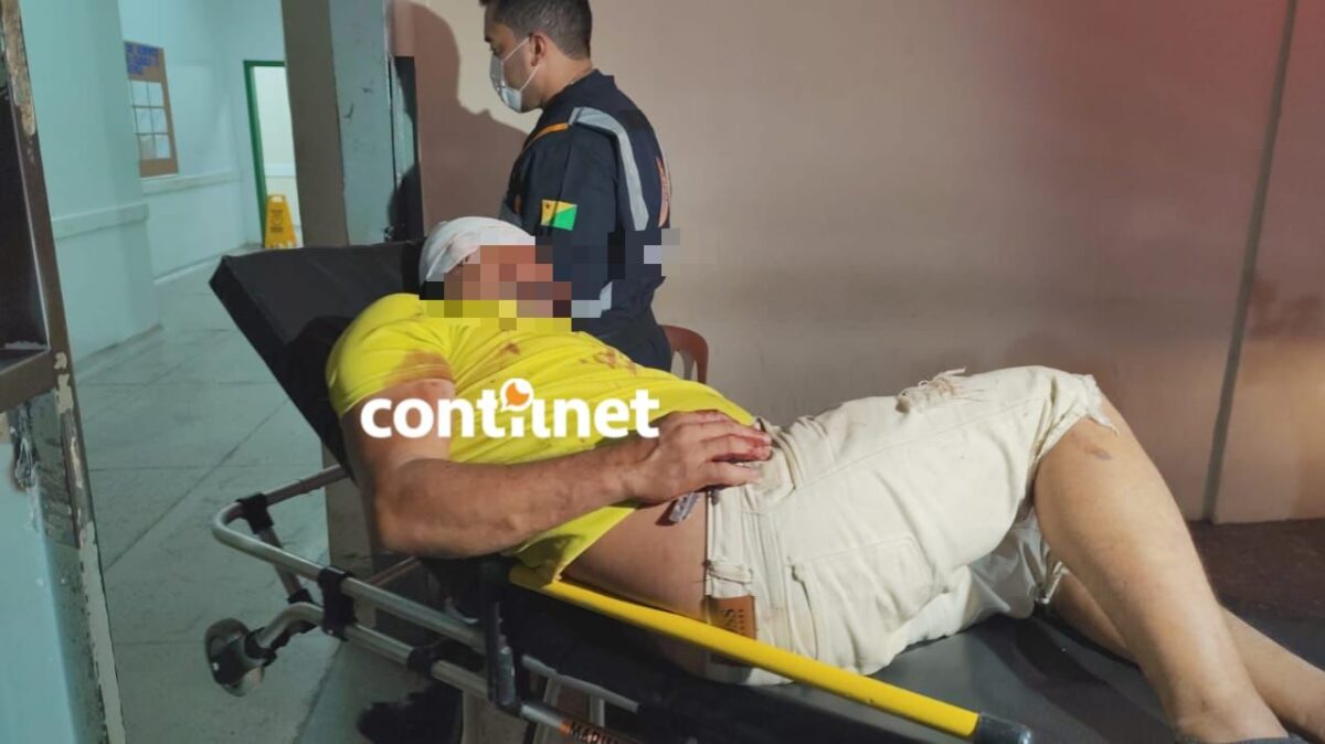 Um desentendimento motivado por ciúmes durante uma bebedeira terminou com um homem ferido na noite deste sábado (22)