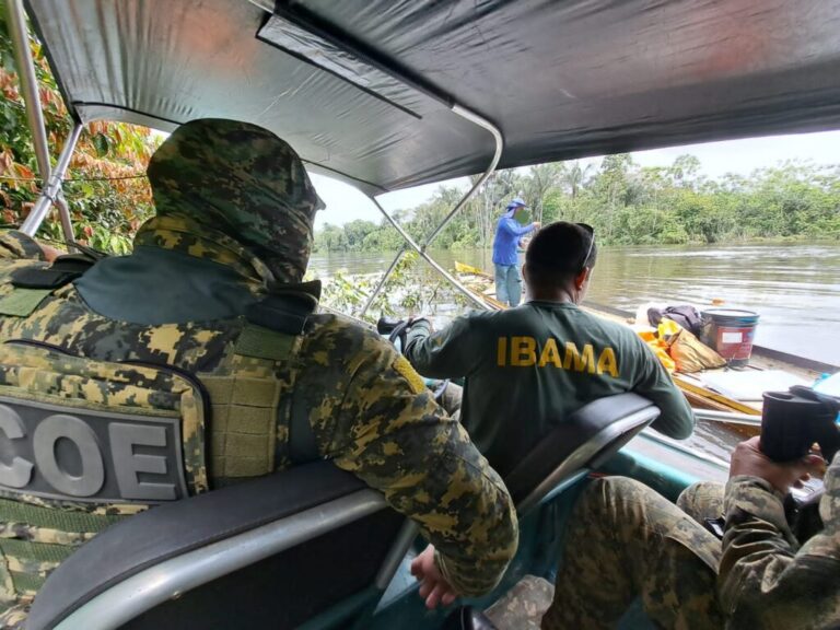 Fiscalização concentra ações em rios no Acre e apreende 67 redes ilegais durante o defeso