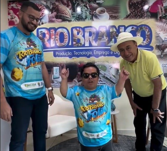 Em meio à ansiedade, DJ Pedrinho Moura convidou os rio-branquenses para participarem oficialmente o Carnaval da Família 2026,