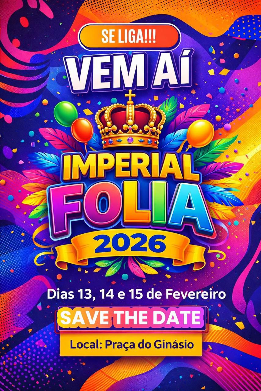 Imperial Folia 2026 garante três noites de Carnaval de rua em Brasiléia