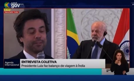 Lula rebate pergunta sobre imigrantes e critica interpretação durante coletiva