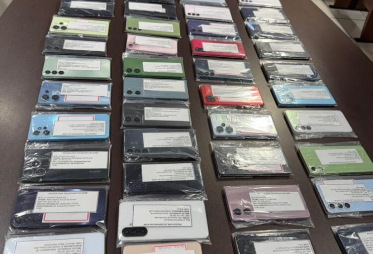 Mais de 80 aparelhos celulares foram devolvidos às vítimas nesta semana, resultado de investigações e do trabalho integrado das equipes policiais