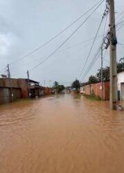 Baixada da Sobral é conhecida por sofrer com alagações sempre que há chuvas intensas,